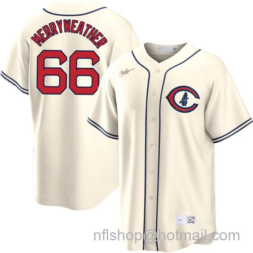 Julian Merryweather Chicago Cubs Field of Dreams Cream Nike Men's Stitched Baseball Jersey