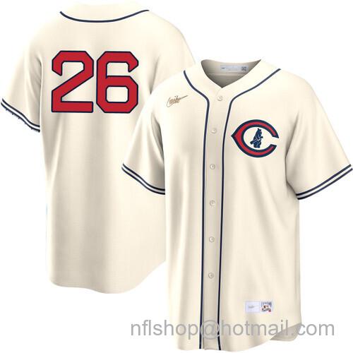 Billy Williams Chicago Cubs Field of Dreams Player Cream Nike Men's Stitched Baseball Jersey