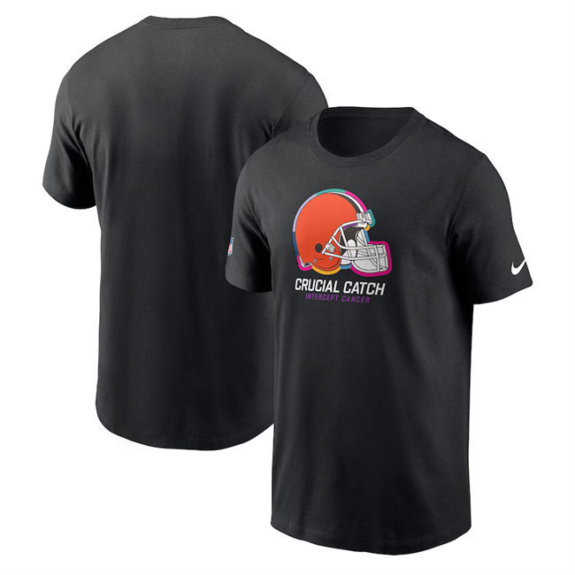 Men's Cleveland Browns Black 2024 Crucial Catch T-Shirt