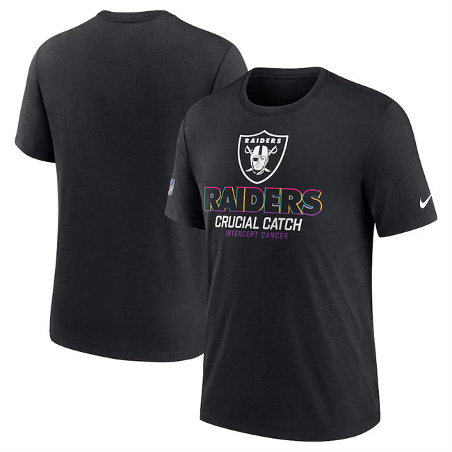 Men's Las Vegas Raiders Black 2024 Crucial Catch T-Shirt