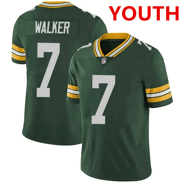 Youth Green Bay Packers #7 Quay Walker Green Vapor Untouchable Limited Stitched Football Jersey