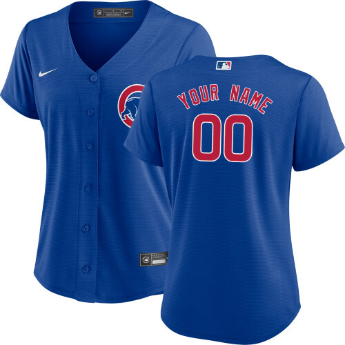 Chicago Cubs Women's Personalized Alternate Jersey by NIKE