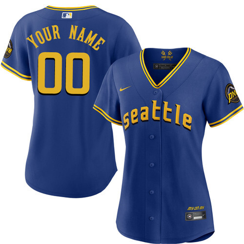 Seattle Mariners Women's City Connect Personalized Jersey by NIKE