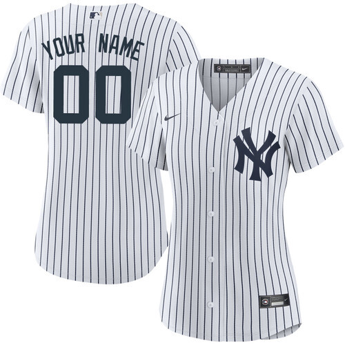 New York Yankees Women's Personalized Home Jersey by Nike