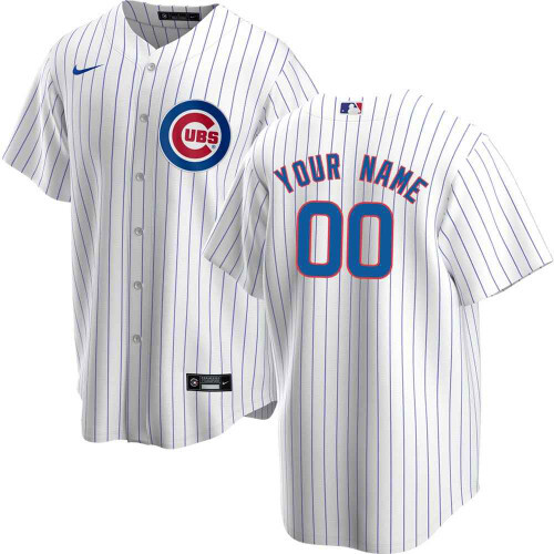 Chicago Cubs Personalized Youth Home Jersey by Nike