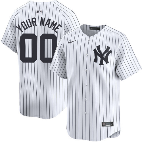 New York Yankees Personalized Home Limited Jersey by NIKE