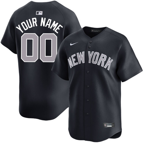 New York Yankees Personalized Alternate Limited Jersey by NIKE