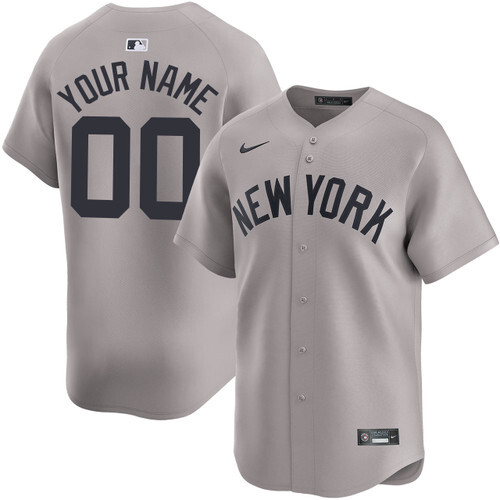 New York Yankees Personalized Road Limited Jersey by NIKE