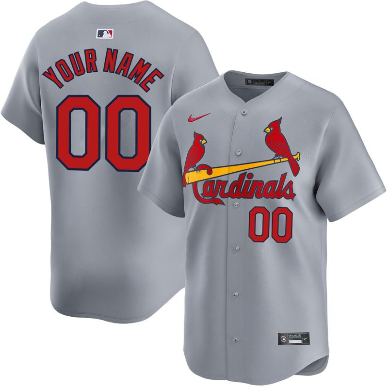 St. Louis Cardinals Personalized Road Limited Jersey