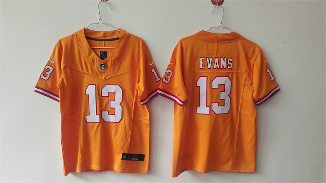 Youth Tampa Bay Buccaneers #13 Mike Evans Orange F.U.S.E Throwback Vapor Untouchable Limited Stitched Jersey