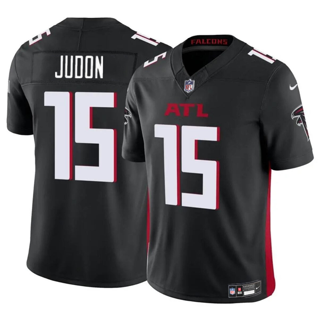 Youth Atlanta Falcons #15 Matthew Judon Black 2023 F.U.S.E Vapor Untouchable Limited Stitched Football Jersey