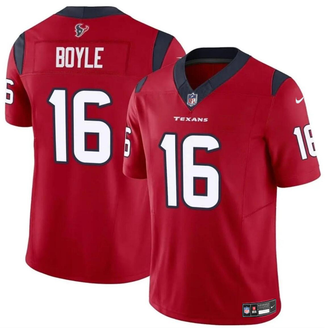 Youth Houston Texans #16 Tim Boyle Red 2024 F.U.S.E Vapor Untouchable Limited Stitched Football Jersey