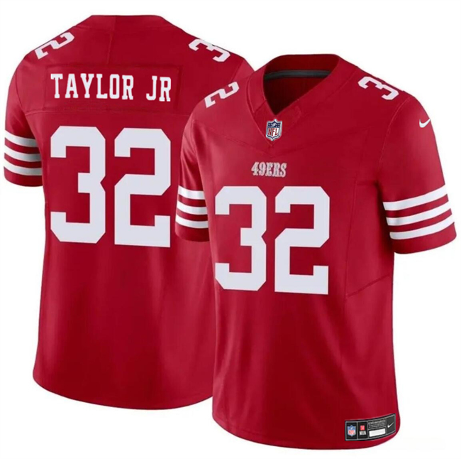 Youth San Francisco 49ers #32 Patrick Taylor Jr Red 2024 F.U.S.E. Vapor Untouchable Limited Stitched Football Jersey