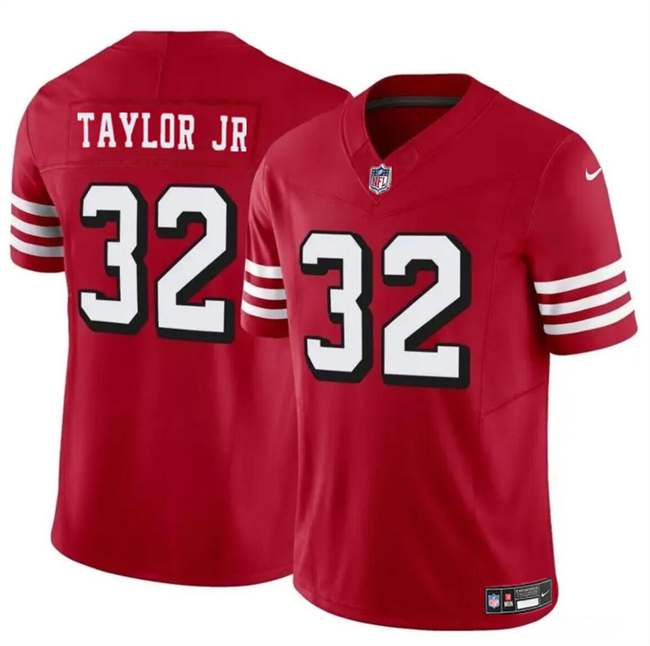 Youth San Francisco 49ers #32 Patrick Taylor Jr New Red 2024 F.U.S.E. Vapor Untouchable Limited Stitched Football Jersey