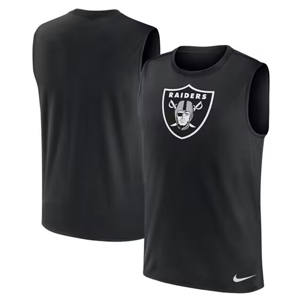 Men's Las Vegas Raiders Black Tank Top Jersey