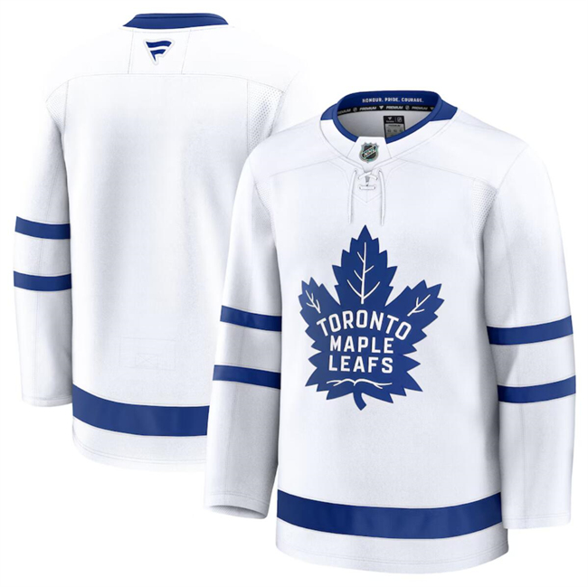 Men's Toronto Maple Leafs Blank White 2024-25 Stitched Hockey Jersey