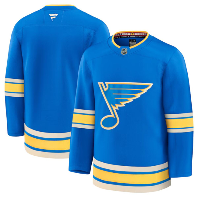 Men's St. Louis Blues Blank Blue 2024-25 Stitched Hockey Jersey (1)