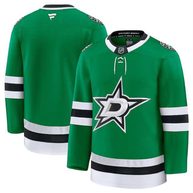 Men's Dallas Stars Blank Green 2024-25 Stitched Hockey Jersey