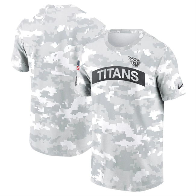 Men's Tennessee Titans 2024 Arctic Camo Salute to Service Performance T-Shirt