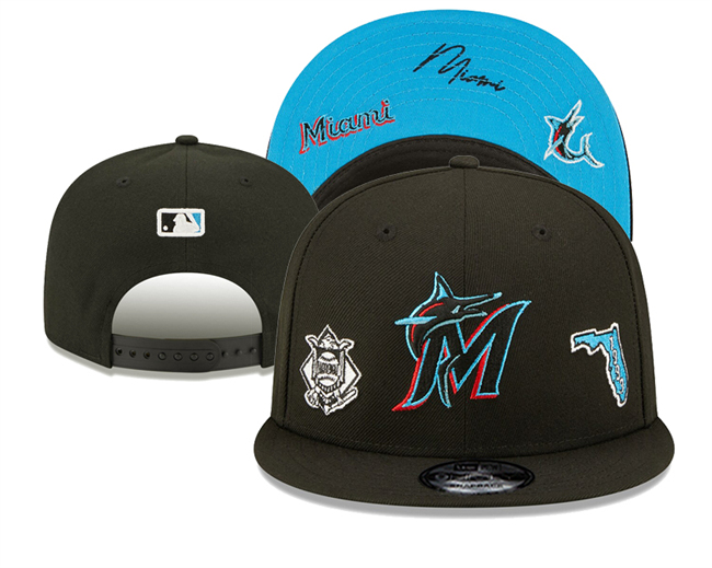 Miami Marlins 2024 Stitched Snapback Hats 002