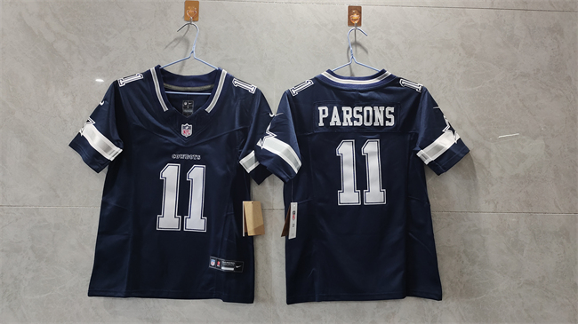 Youth Dallas Cowboys #11 Micah Parsons Navy 2023 F.U.S.E. Limited Stitched Football Jersey