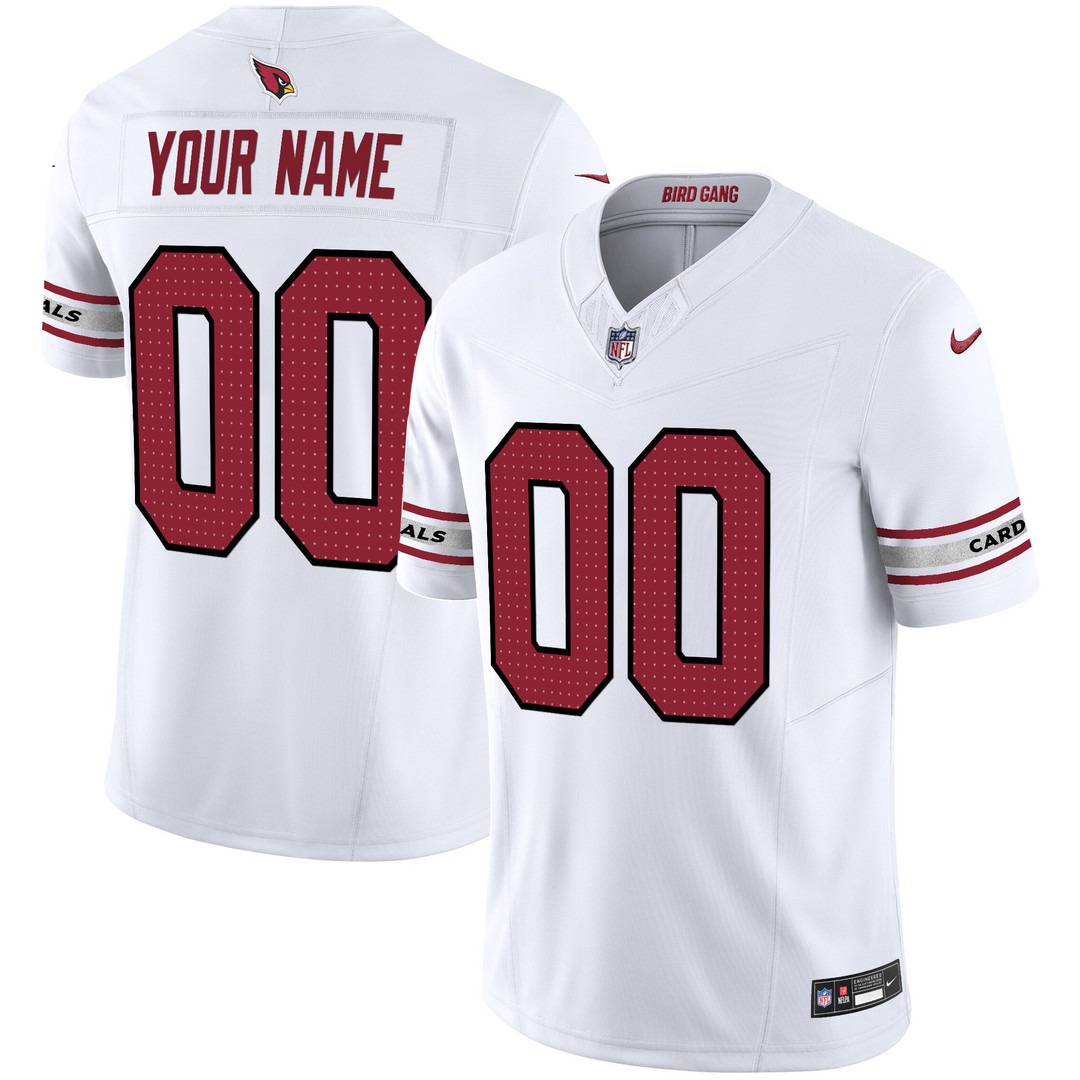 Arizona Cardinals Custom Nike White F.U.S.E. Vapor Limited Stitched NFL Football Jersey