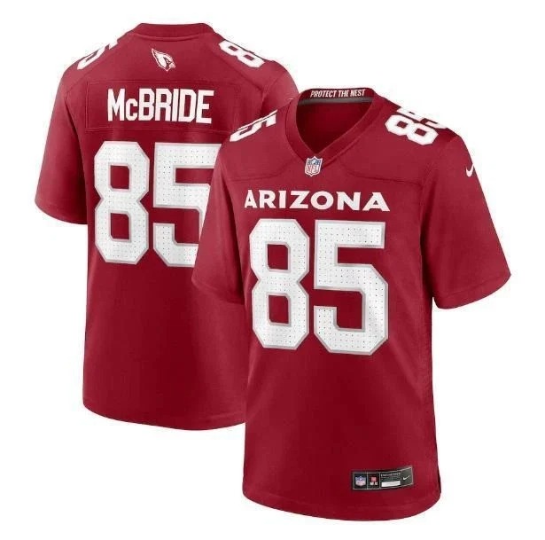Men's Arizona Cardinals  #85 Trey McBride Red Nike Stitched Football Jersey