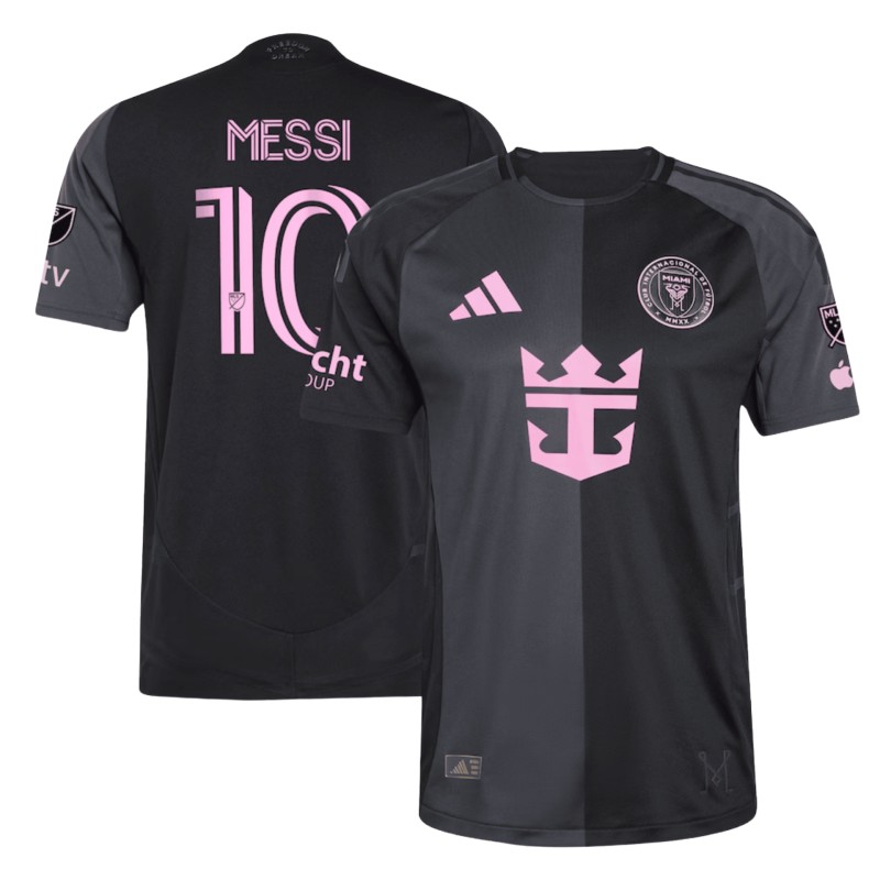 adidas Inter Miami CF #10 Lionel Messi 2025 Euforia Jersey Black - Printed