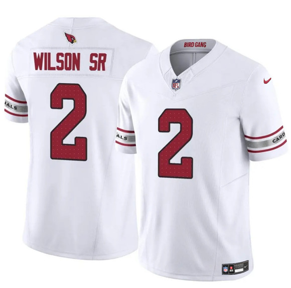 Men's Arizona Cardinals #2 Mack Wilson Sr White 2025 F.U.S.E. Vapor Untouchable Limited Stitched Jersey