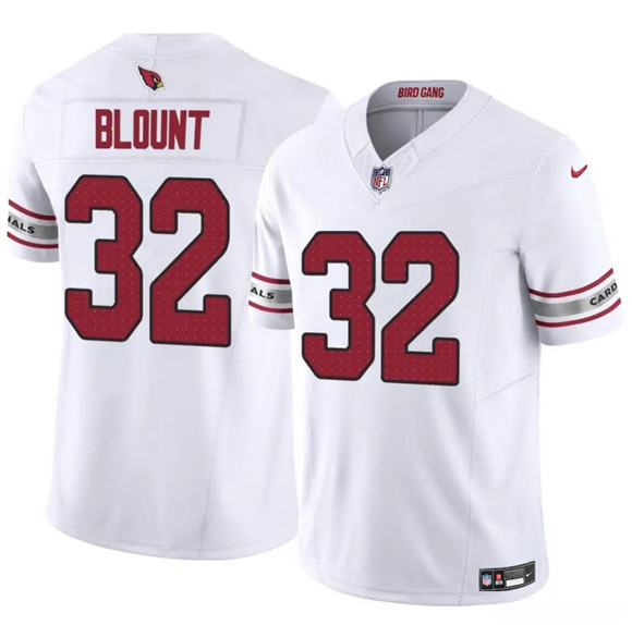 Men's Arizona Cardinals #32 Joey Blount White 2025 F.U.S.E. Vapor Untouchable Limited Stitched Jersey