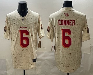 Men's Arizona Cardinals #6 James Conner 2025 F.U.S.E. 'Rivalries' Vapor Untouchable Limited Stitched Jersey Men's Arizona Cardinals #6 James Conner 2025 F.U.S.E. 'Rivalries' Vapor Untouchable Limited Stitched Jersey