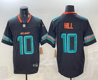 Men's Miami Dolphins #10 Tyreek Hill Dark Waters Nike 'Rivalries' 2025 F.U.S.E. Vapor Limited Jersey Men's Miami Dolphins #10 Tyreek Hill Dark Waters Nike 'Rivalries' 2025 F.U.S.E. Vapor Limited Jersey