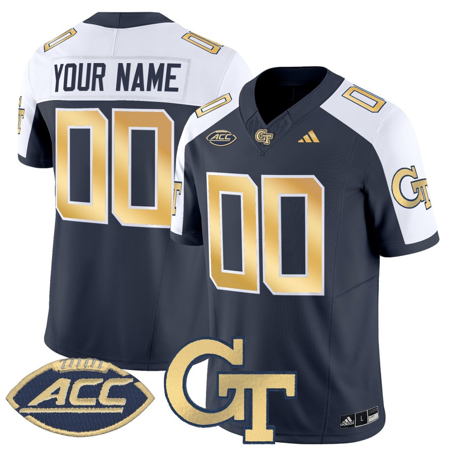 Men's Georgia Tech Yellow Jackets Custom Dark Grey Alternate 2025 Vapor F.U.S.E. Limited Stitched Football Jersey Men's Georgia Tech Yellow Jackets Custom Dark Grey Alternate 2025 Vapor F.U.S.E. Limited Stitched Football Jersey