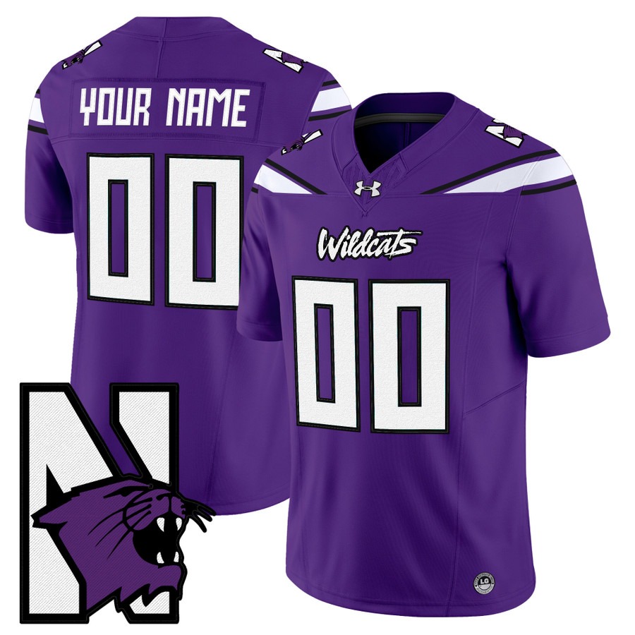 Men's Northwestern Wildcats Custom Purple Honoring ’95 Vapor F.U.S.E. Limited Stitched Football Jersey