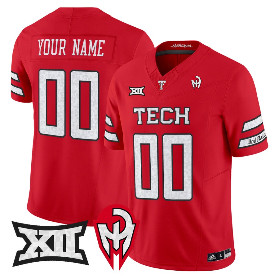 Men's Texas Tech Red Raiders Custom Red Too Cold 2025 Vapor F.U.S.E. Limited Stitched Football Jersey - Mahomes Collection Men's Texas Tech Red Raiders Custom Red Too Cold 2025 Vapor F.U.S.E. Limited Stitched Football Jersey - Mahomes Collection