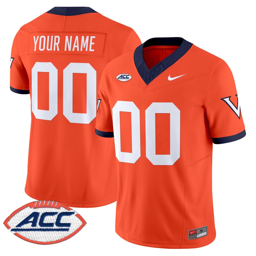 Men's Virginia Cavaliers Custom Orange 1995 Throwbacks F.U.S.E. Vapor Limited Stitched Football Jersey Men's Virginia Cavaliers Custom Orange 1995 Throwbacks F.U.S.E. Vapor Limited Stitched Football Jersey
