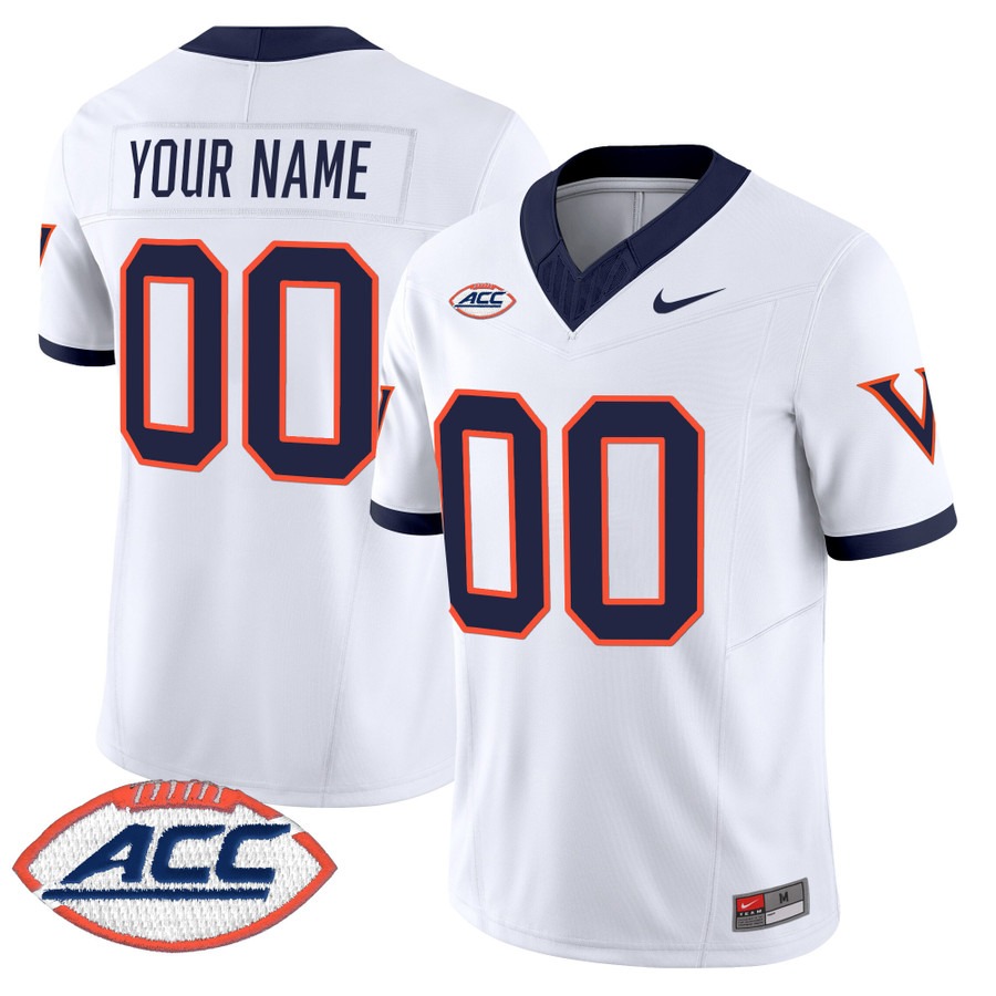 Men's Virginia Cavaliers Custom White 1995 Throwbacks F.U.S.E. Vapor Limited Stitched Football Jersey Men's Virginia Cavaliers Custom White 1995 Throwbacks F.U.S.E. Vapor Limited Stitched Football Jersey