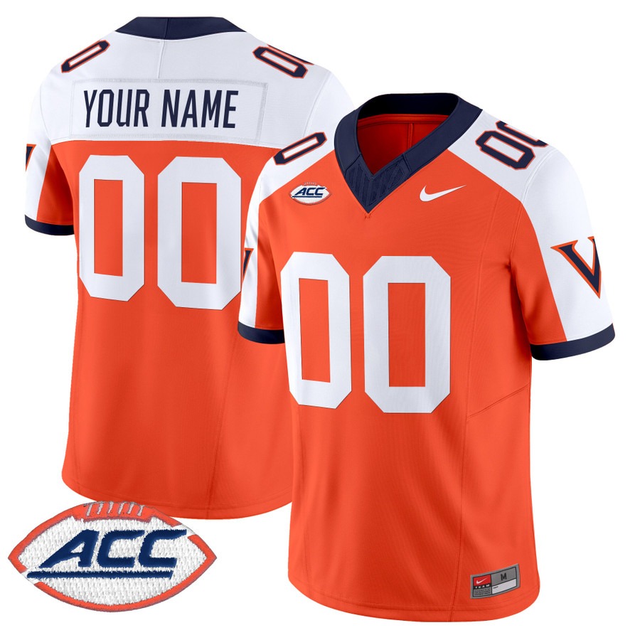 Men's Virginia Cavaliers Custom Orange Alternate 1995 Throwbacks F.U.S.E. Vapor Limited Stitched Football Jersey Men's Virginia Cavaliers Custom Orange Alternate 1995 Throwbacks F.U.S.E. Vapor Limited Stitched Football Jersey