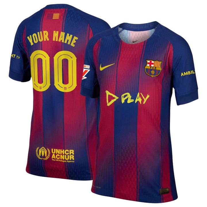 Youth FC Barcelona x Ed Sheeran El Clasico Edition Limited Custom Jersey Youth FC Barcelona x Ed Sheeran El Clasico Edition Limited Custom Jersey
