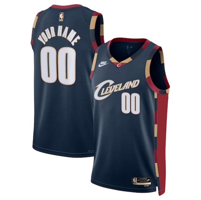 Men's Cleveland Cavaliers Active Player Custom Navy 2025 Classic Edition Stitched Jersey Men's Cleveland Cavaliers Active Player Custom Navy 2025 Classic Edition Stitched Jersey
