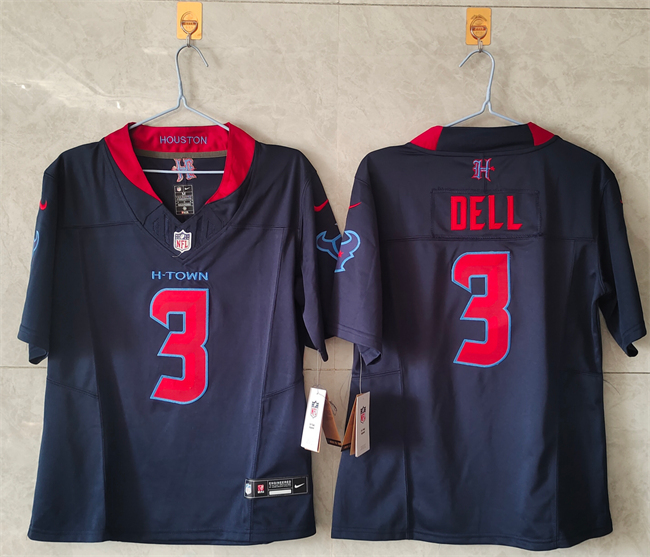 Women's Houston Texans #3 Tank Dell Navy 2nd Alternate F.U.S.E Vapor Stitched Football Jersey (Run Small) Women's Houston Texans #3 Tank Dell Navy 2nd Alternate F.U.S.E Vapor Stitched Football Jersey (Run Small)
