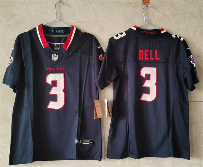 Women's Houston Texans #3 Tank Dell Navy F.U.S.E Vapor Stitched Football Jersey (Run Small) Women's Houston Texans #3 Tank Dell Navy F.U.S.E Vapor Stitched Football Jersey (Run Small)