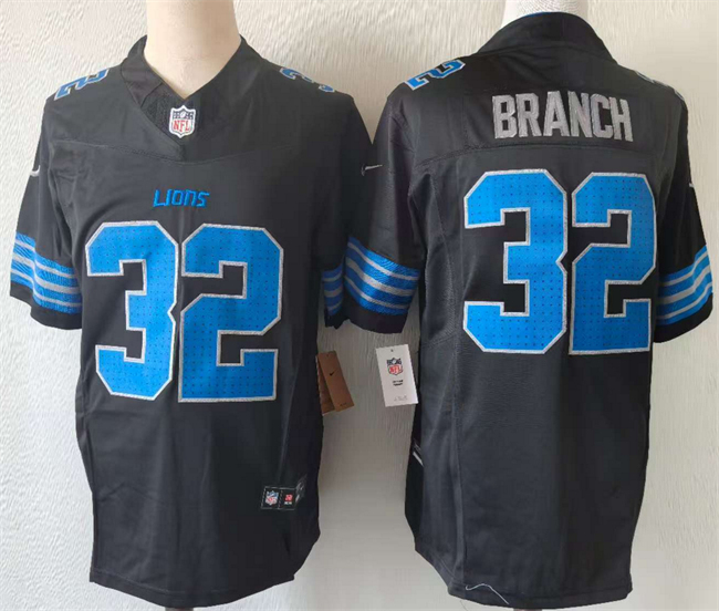 Women's Detroit Lions #32 Brian Branch Black 2024 F.U.S.E. Vapor Limited Stitched Jersey(Run Smaller) Women's Detroit Lions #32 Brian Branch Black 2024 F.U.S.E. Vapor Limited Stitched Jersey(Run Smaller)
