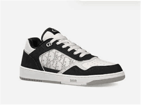 Women's D-ior B27 White Black Shoes 078