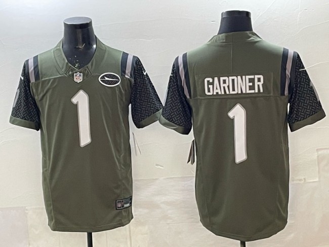 Men's New York Jets #1 Sauce Gardner Gotham City Football Club Nike Rivalries 2025 F.U.S.E. Vapor Limited Jersey Men's New York Jets #1 Sauce Gardner Gotham City Football Club Nike Rivalries 2025 F.U.S.E. Vapor Limited Jersey