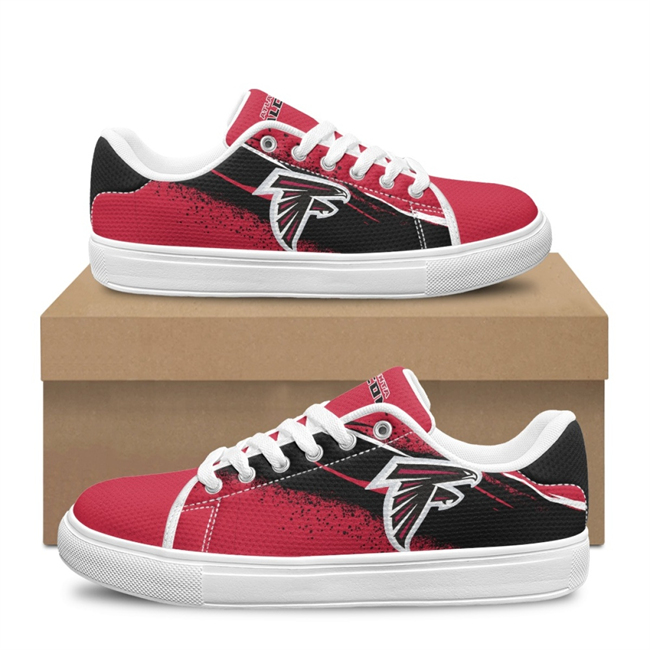 Men's Atlanta Falcons Low Top Casual Sneakers Shoes 001