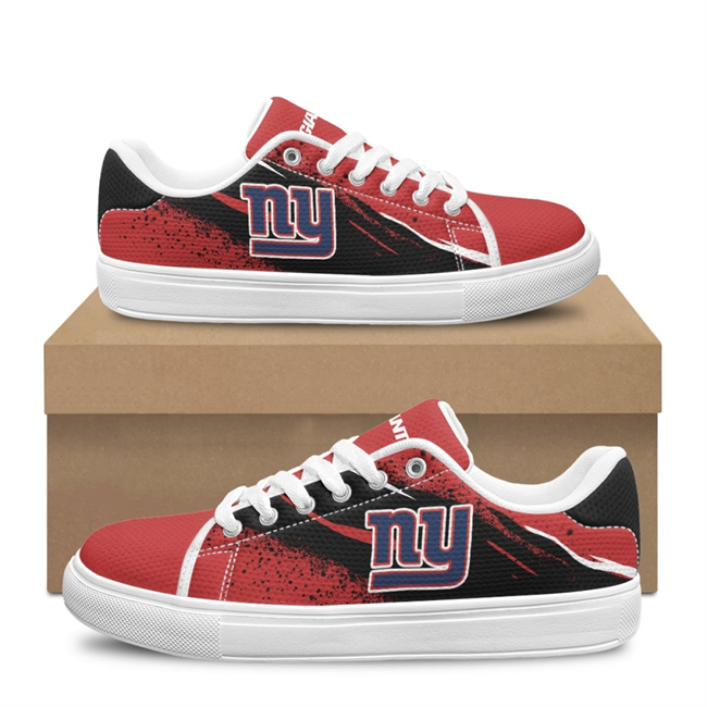 Men's New York Giants Low Top Casual Sneakers Shoes 001