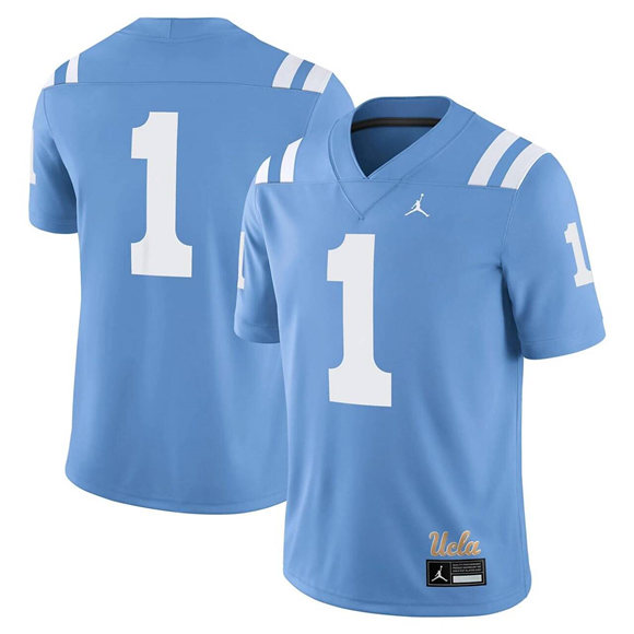 Men's UCLA Bruins Active Player Custom Light Blue Stitched Jersey Men's UCLA Bruins Active Player Custom Light Blue Stitched Jersey