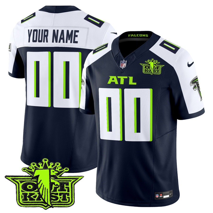 Men's Outkast x Atlanta Falcons Custom Atliens Alternate F.U.S.E. 2025 Vapor Limited Stitched Jersey