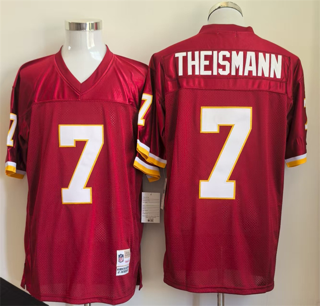 Youth Washington Redskins #7 Joe Theismann Red Stitched Football Jersey Youth Washington Redskins #7 Joe Theismann Red Stitched Football Jersey